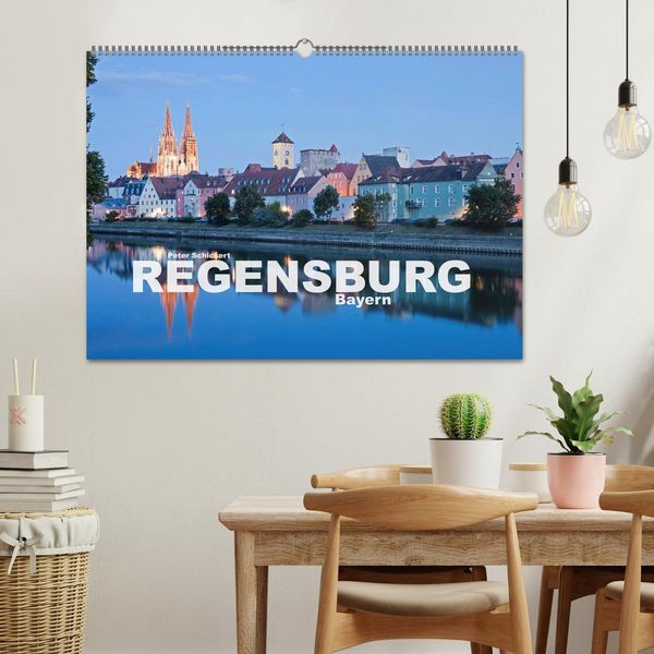 Produktbild: Regensburg - Bayern (Wandkalender 2026 DIN A2 quer), CALVENDO Monatskalender