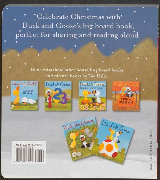 Produktbild: Hills, T: Duck & Goose, It's Time for Christmas! (Oversized