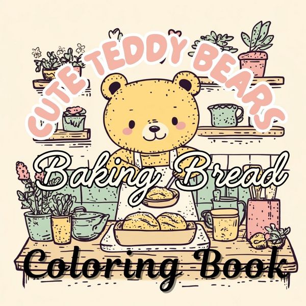 Produktbild: Cute Teddy Bears Baking Bread