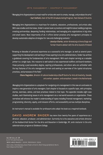 Produktbild: Managing Arts Organizations