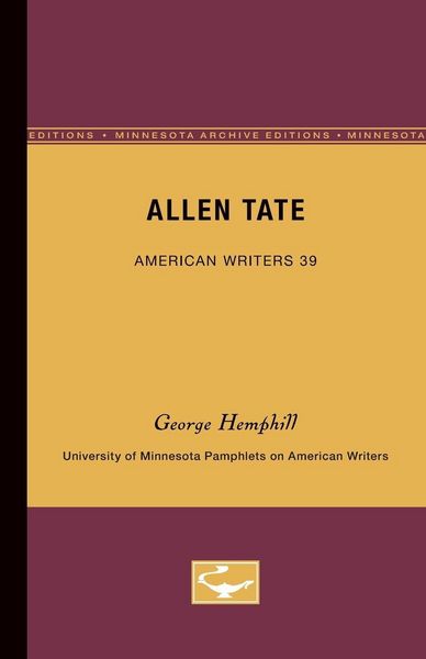 Produktbild: Allen Tate - American Writers 39