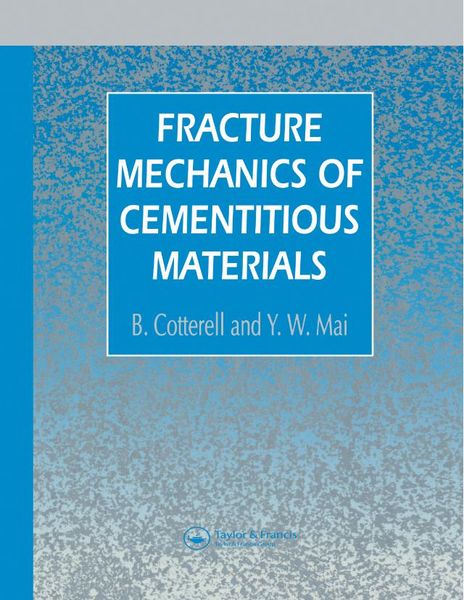 Produktbild: Fracture Mechanics of Cementitious Materials