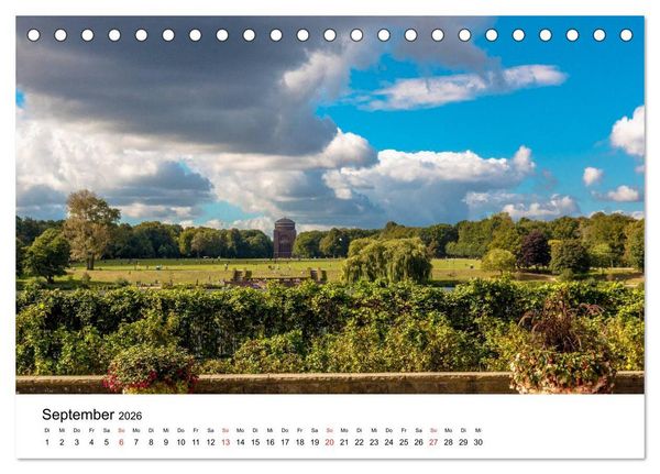 Produktbild: Gr&uuml;nes Hamburg (Tischkalender 2026 DIN A5 quer), CALVENDO Monatskalender