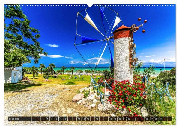 Produktbild: Idyllisches Rhodos (Wandkalender 2026 DIN A2 quer), CALVENDO Monatskalender