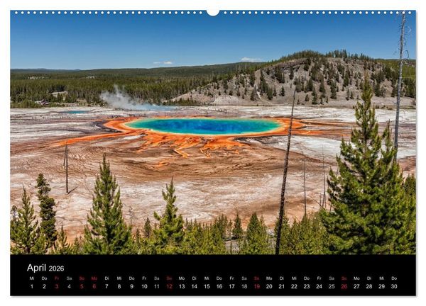 Produktbild: USA Landschaftskalender (Wandkalender 2026 DIN A2 quer), CALVENDO Monatskalender