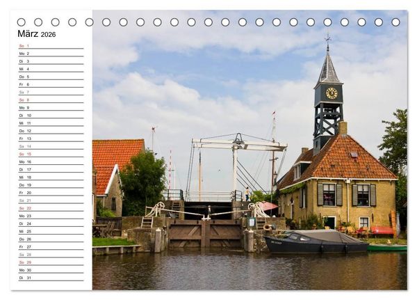 Produktbild: Friesland - Fryslan (Tischkalender 2026 DIN A5 quer), CALVENDO Monatskalender