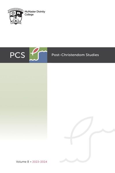 Produktbild: Post-Christendom Studies: Volume 8
