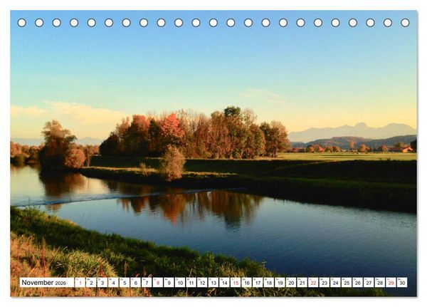 Produktbild: Zauberhaftes Mangfalltal (Tischkalender 2026 DIN A5 quer), CALVENDO Monatskalender