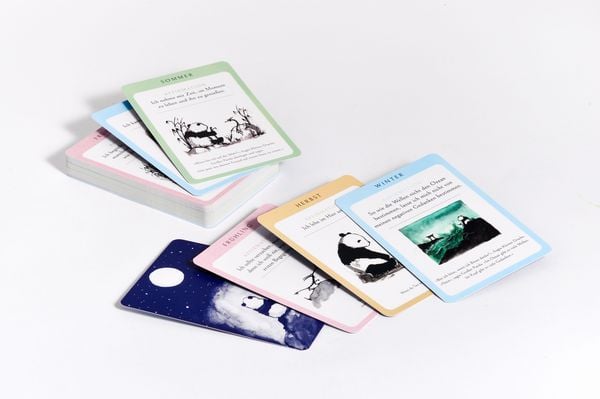 Produktbild: Gro&szlig;er Panda und Kleiner Drache Affirmationskarten
