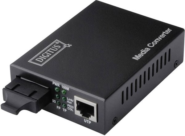 Digitus DN-82021-1 LAN, SC Duplex Netzwerk-Medienkonverter 100 MBit/s