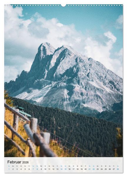 Produktbild: Wundersch&ouml;nes S&uuml;dtirol 2026 (hochwertiger Premium Wandkalender 2026 DIN A2 hoch), Kunstdruck in Hochglanz