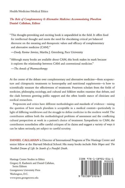 Produktbild: The Role of Complementary and Alternative Medicine