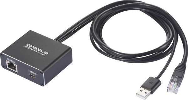 Produktbild: SpeaKa Professional SP-GNS-200 Netzwerkadapter/Hub 1 GBit/s USB-C&reg;, RJ45