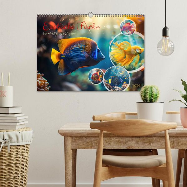 Produktbild: Exotische Fische (Wandkalender 2026 DIN A3 quer), CALVENDO Monatskalender