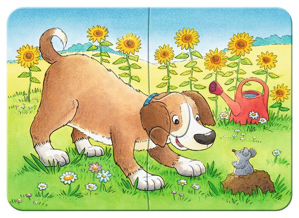 Produktbild: Puzzle Ravensburger Niedliche Haustiere 2-8 Teile