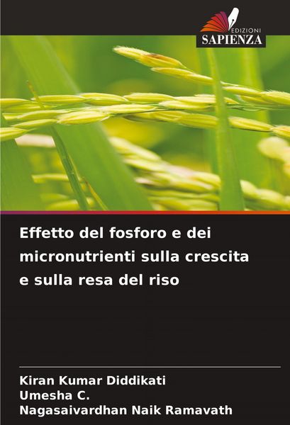 Produktbild: Effetto del fosforo e dei micronutrienti sulla crescita e sulla resa del riso