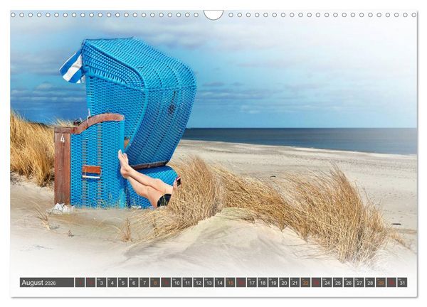Produktbild: Friesland - Watt und Nordsee / CH-Version (Wandkalender 2026 DIN A3 quer), CALVENDO Monatskalender