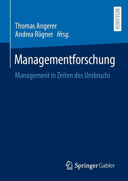 Produktbild: Managementforschung