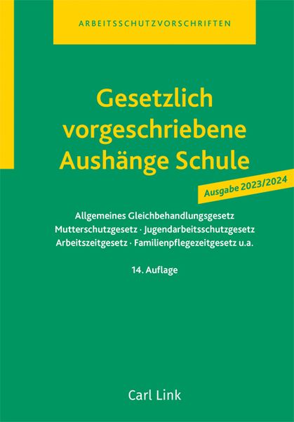Produktbild: Gesetzlich vorgeschriebene Aush&auml;nge Schule