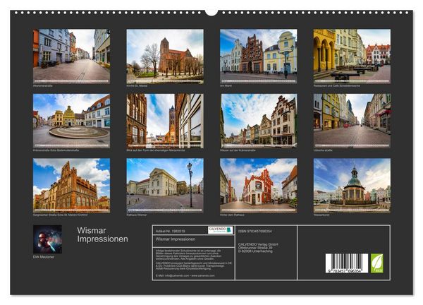 Produktbild: Wismar Impressionen (hochwertiger Premium Wandkalender 2026 DIN A2 quer), Kunstdruck in Hochglanz