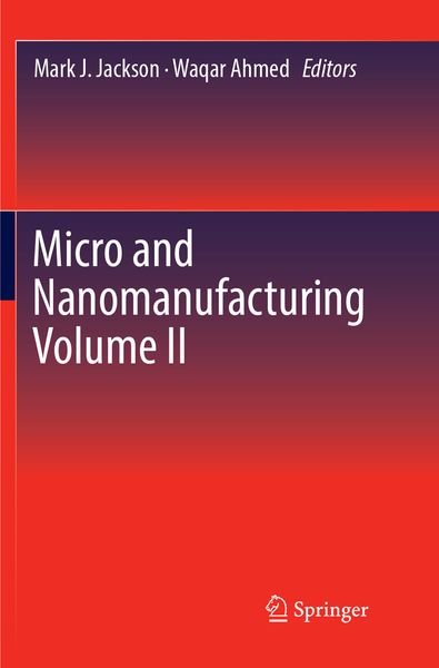 Produktbild: Micro and Nanomanufacturing Volume II