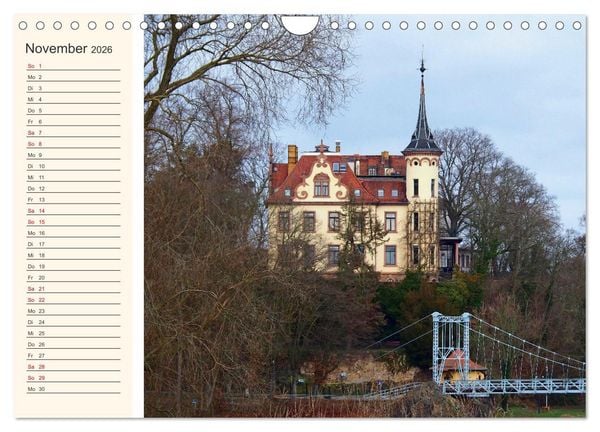 Produktbild: Vom Erzgebirge bis Neuseenland - Impressionen aus Sachsen (Wandkalender 2026 DIN A4 quer), CALVENDO Monatskalender