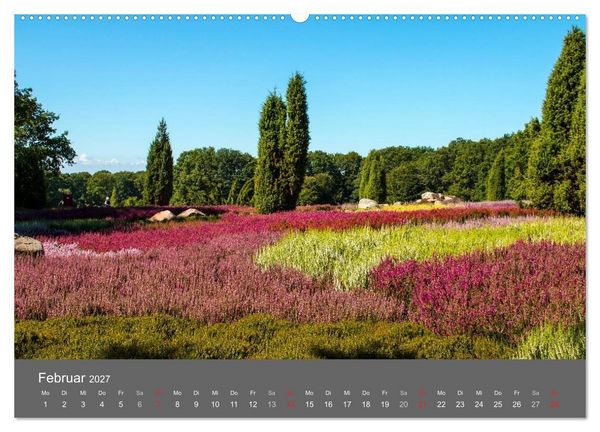 Produktbild: Moor- und Heidelandschaften Niedersachsen (Wandkalender 2027 DIN A2 quer), CALVENDO Monatskalender