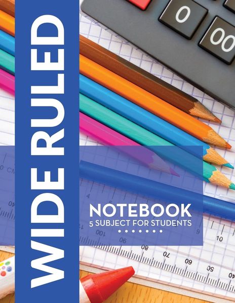 Wide Ruled Notebook - 5 Subject For Students