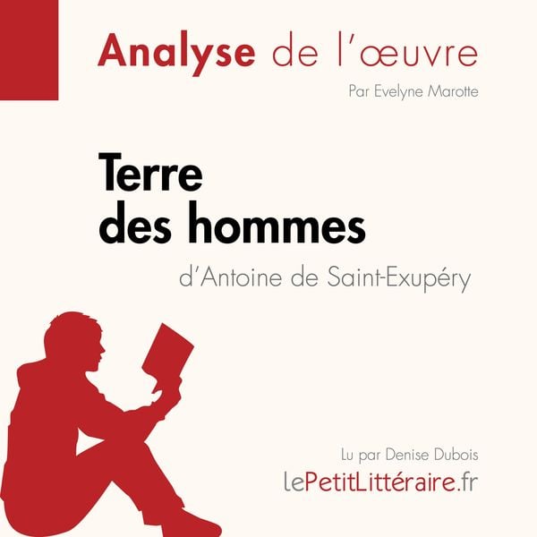 Terre des hommes d'Antoine de Saint-Exupéry (Analyse de l'oeuvre) - LePetitLitteraire,Evelyne Marotte,Sandra Gardent, Audio, 9782808031127