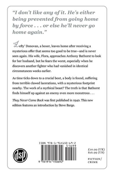 Produktbild: They Never Came Back