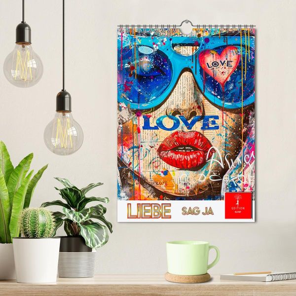 Produktbild: Liebe - sag ja (Wandkalender 2026 DIN A4 hoch), CALVENDO Monatskalender