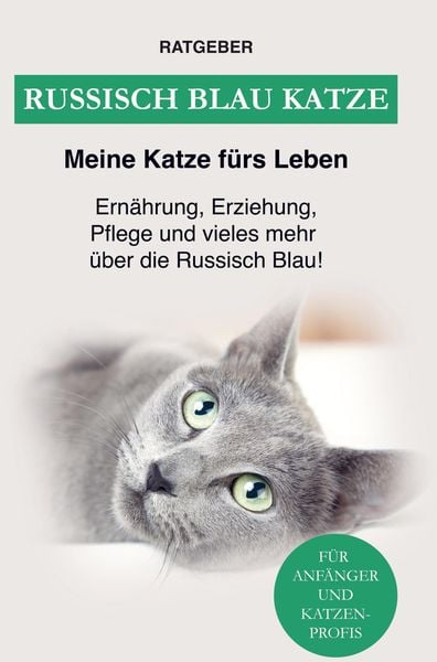 Russisch Blau, Taschenbuch von Ratgeber Meine Katze fürs Leben, Bookmundo Direct, 978-94-036-2210-1