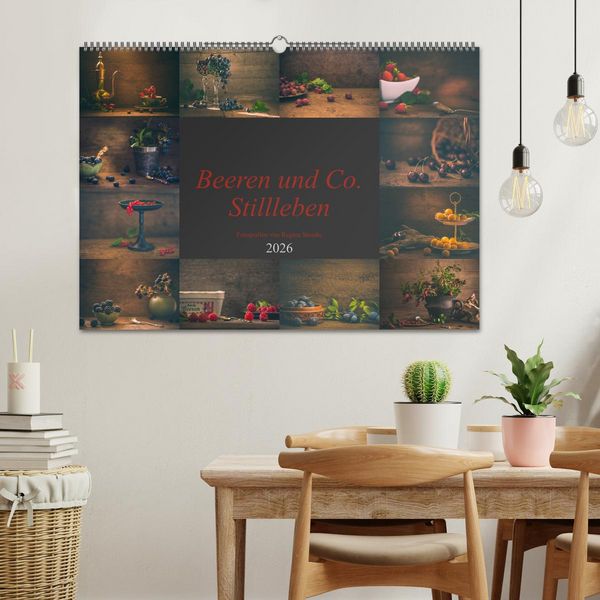 Produktbild: Beeren und Co. Stillleben (Wandkalender 2026 DIN A2 quer), CALVENDO Monatskalender