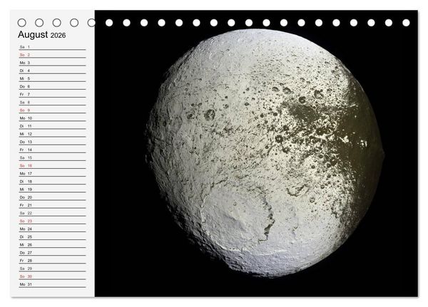 Produktbild: Sonne, Monde und Planeten (Tischkalender 2026 DIN A5 quer), CALVENDO Monatskalender