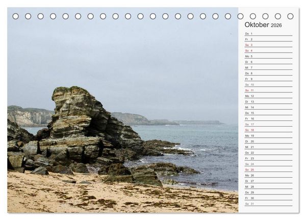 Produktbild: Der Nordwesten Spaniens (Tischkalender 2026 DIN A5 quer), CALVENDO Monatskalender