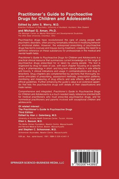 Produktbild: Practitioner&rsquo;s Guide to Psychoactive Drugs for Children and Adolescents