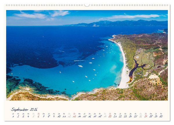 Produktbild: Korsika - Traumhafte K&uuml;sten am Mittelmeer (hochwertiger Premium Wandkalender 2026 DIN A2 quer), Kunstdruck in Hochglanz