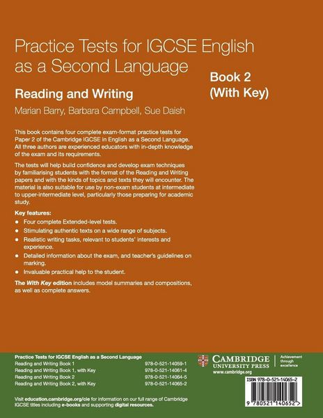 Produktbild: Practice Tests for IGCSE English as a Second Language