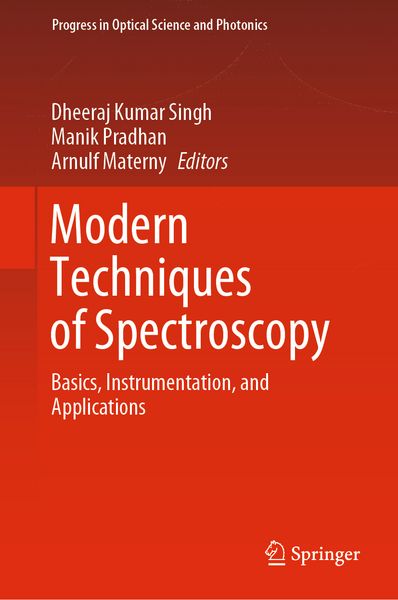 Produktbild: Modern Techniques of Spectroscopy
