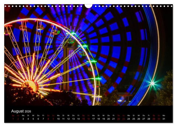 Produktbild: Rudolstadt bei Tag und Nacht (Wandkalender 2026 DIN A3 quer), CALVENDO Monatskalender