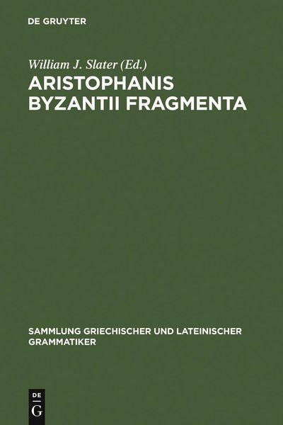 Produktbild: Aristophanis Byzantii Fragmenta