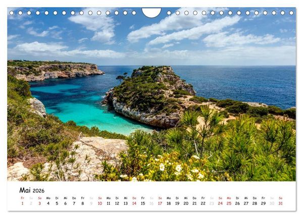 Produktbild: Wildes und romantisches Mallorca (Wandkalender 2026 DIN A4 quer), CALVENDO Monatskalender