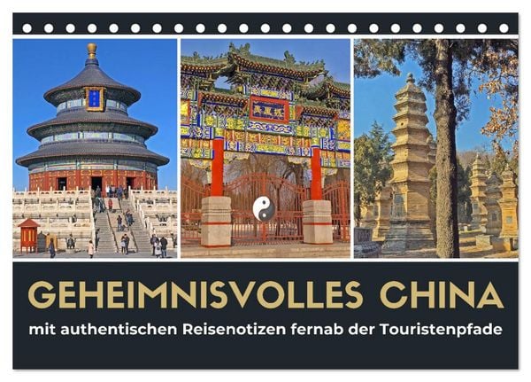 Produktbild: Geheimnisvolles China 2026 (Tischkalender 2026 DIN A5 quer), CALVENDO Monatskalender