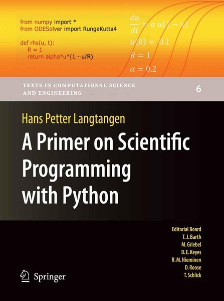 Produktbild: A Primer on Scientific Programming with Python