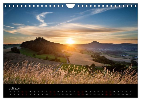 Produktbild: Der Hegau - Wanderparadies am westlichen Bodensee (Wandkalender 2026 DIN A4 quer), CALVENDO Monatskalender