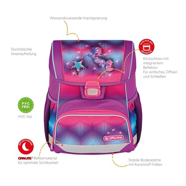 Produktbild: Herlitz Schulranzen Loop Plus Funky Horse