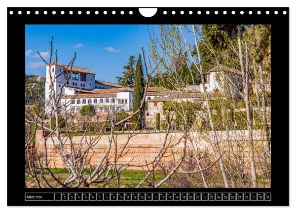 Produktbild: Andalusien - Die Seele Spaniens (Wandkalender 2026 DIN A4 quer), CALVENDO Monatskalender