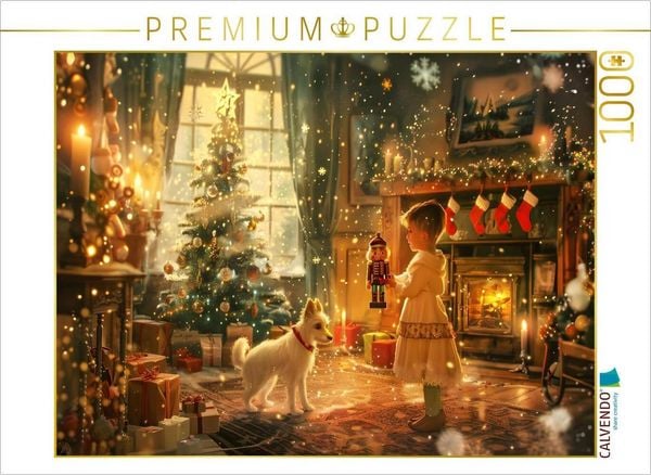 Produktbild: CALVENDO Puzzle Ein Motiv aus dem Kalender "B&uuml;cher, Liebe und ein kleiner Hund" | 1000 Teile Lege-Gr&ouml;&szlig;e 64x48cm Foto-Puzzle f&uuml;r gl&uuml;ckliche Stunden