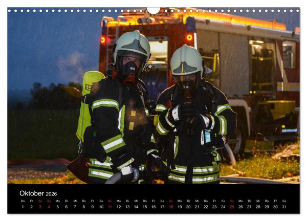 Produktbild: FEUERWEHR IM EINSATZ (Wandkalender 2026 DIN A3 quer), CALVENDO Monatskalender