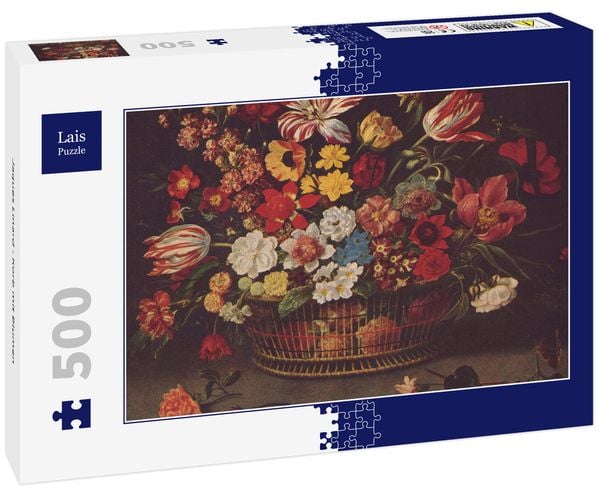 Lais Puzzle Jaques Linard - Korb mit Blumen 500 Teile